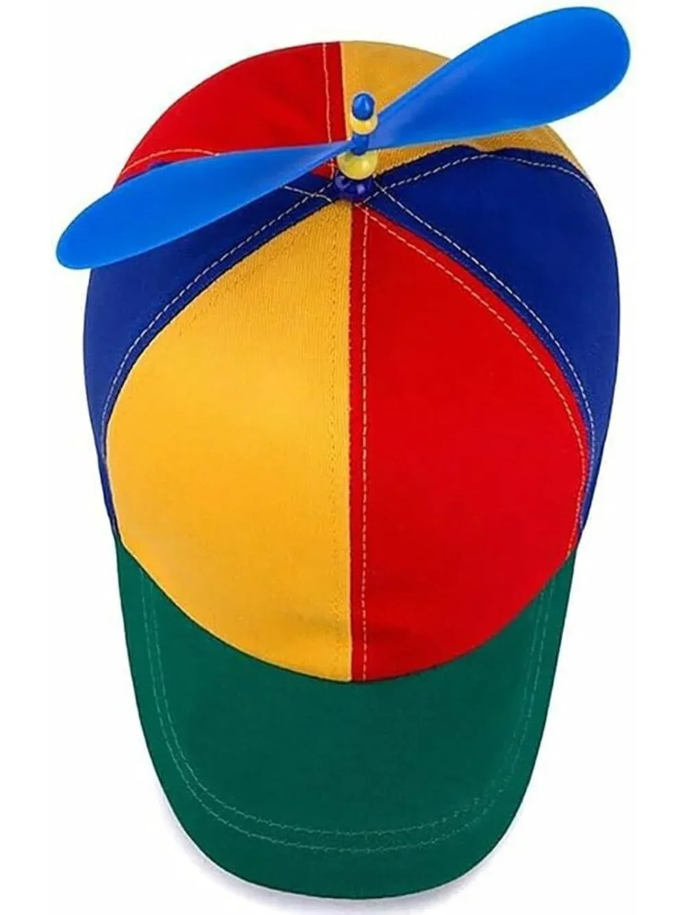 Colorful Adjustable Baseball Cap with Helicopter Propeller - Cute Snapback Hat